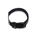 Black Jaguar Print Dog Collar