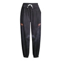 Black Jaguar Print Fleece Lined Knit Pants