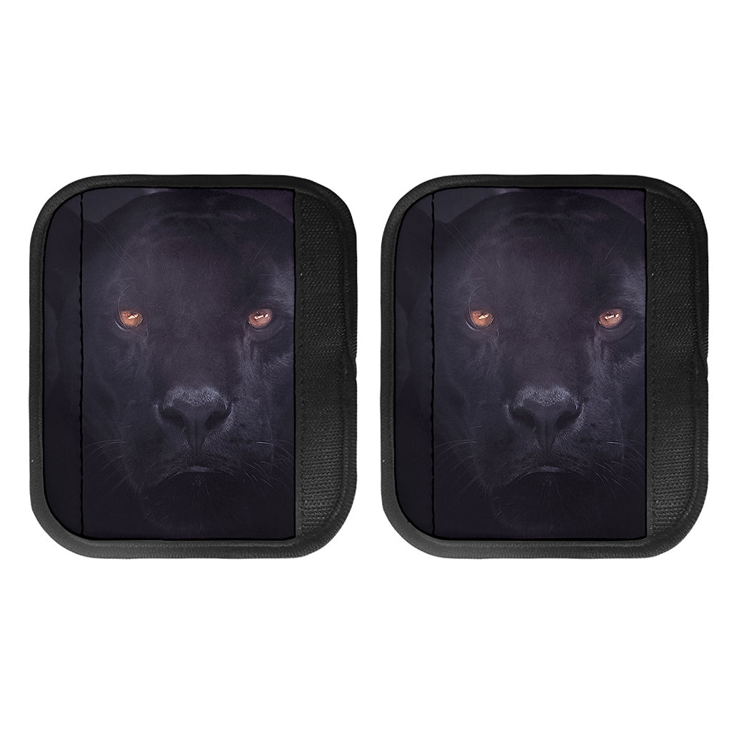 Black Jaguar Print Handle Covers