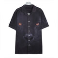 Black Jaguar Print Hawaiian Shirt