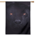 Black Jaguar Print House Flag