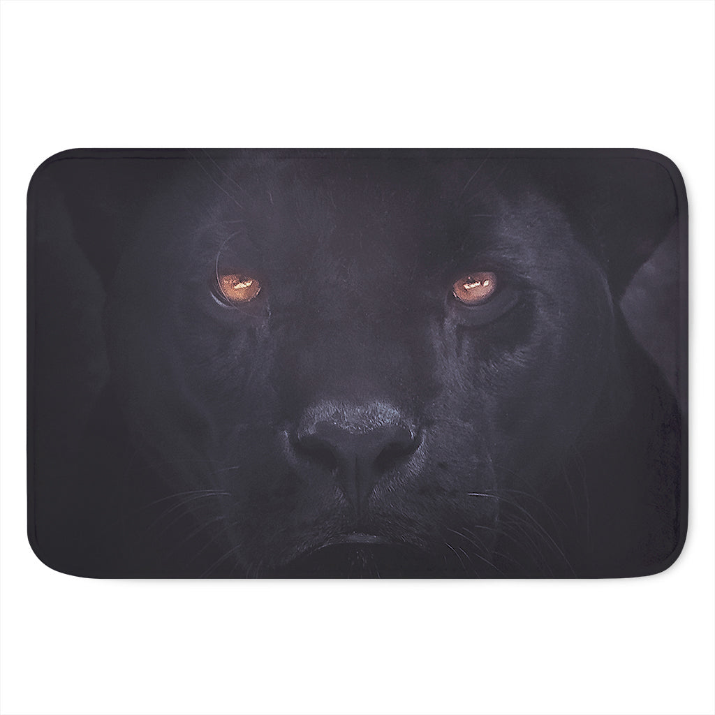 Black Jaguar Print Indoor Door Mat