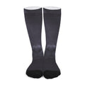 Black Jaguar Print Long Socks