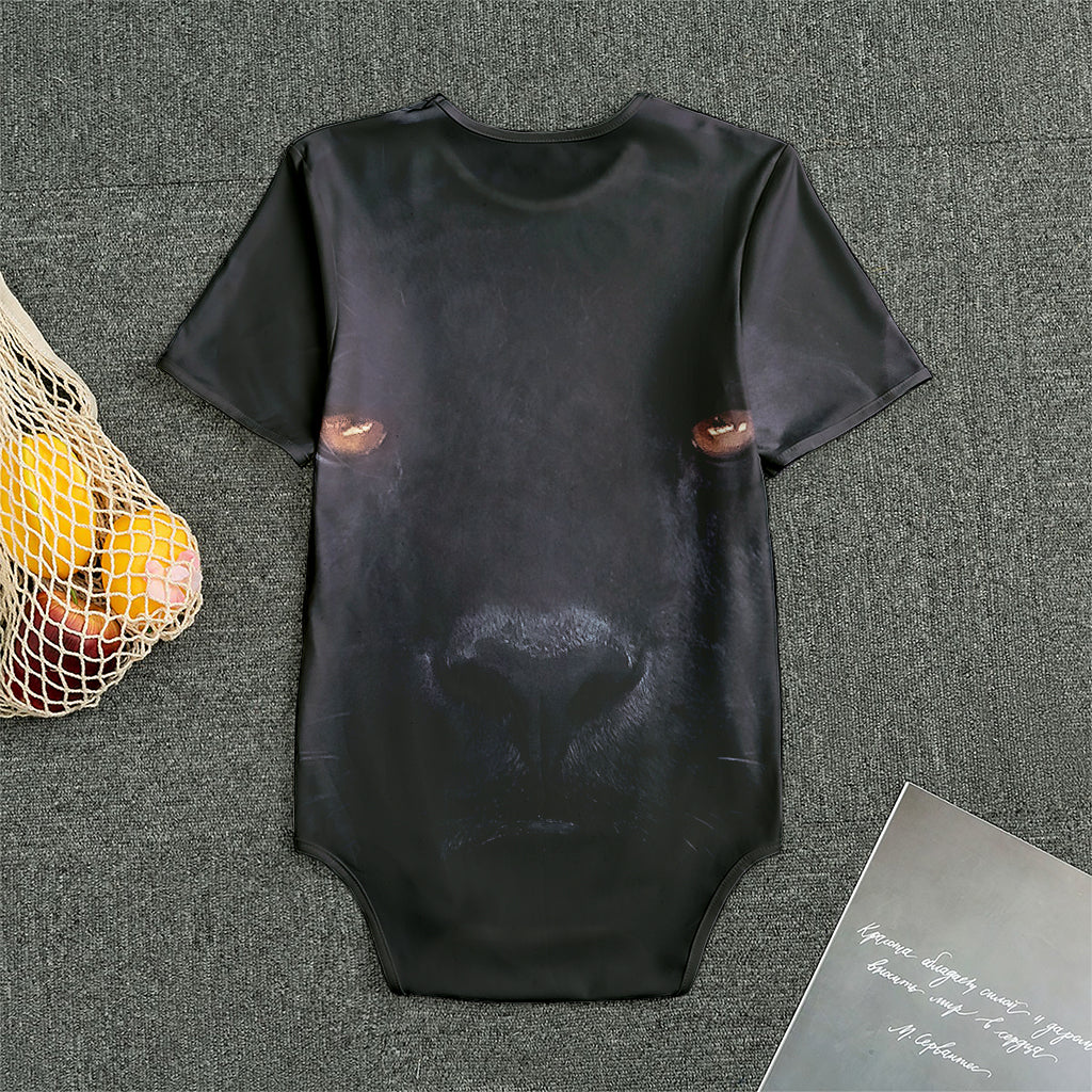 Black Jaguar Print Men's Bodysuit