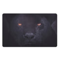 Black Jaguar Print Polyester Doormat