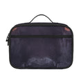 Black Jaguar Print Portable Lunch Bag