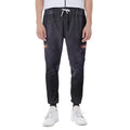 Black Jaguar Print Joggers