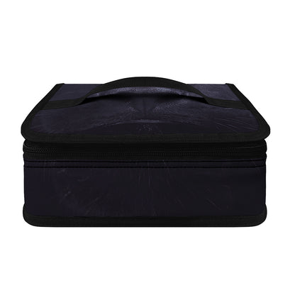 Black Jaguar Print Small Lunch Bag