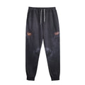 Black Jaguar Print Sweatpants