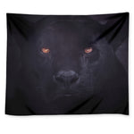 Black Jaguar Print Tapestry
