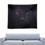 Black Jaguar Print Tapestry
