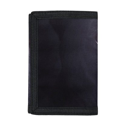 Black Jaguar Print Trifold Wallet