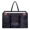 Black Jaguar Print Utility Tote Bag