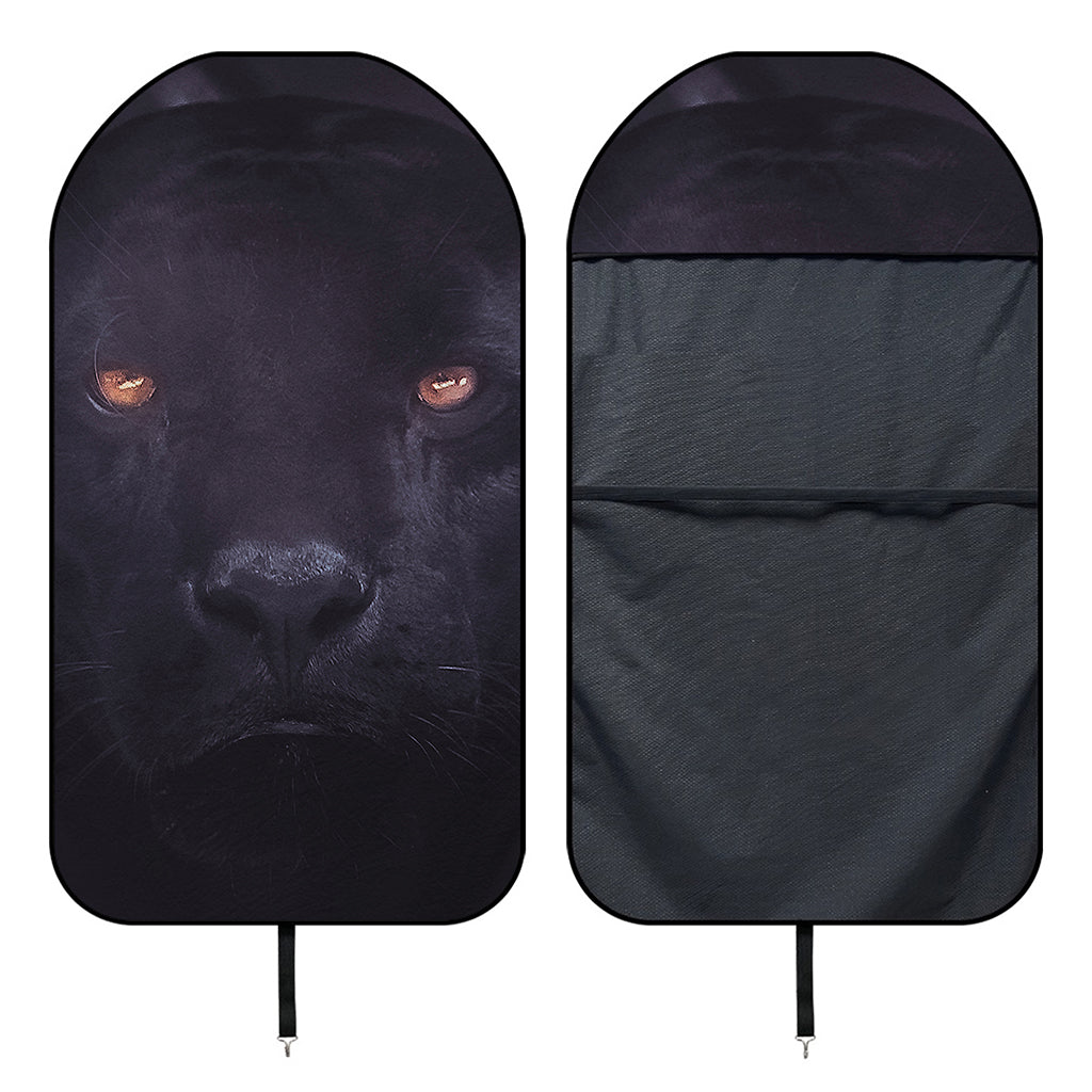 Black Jaguar Print Waterproof Car Seat Cover