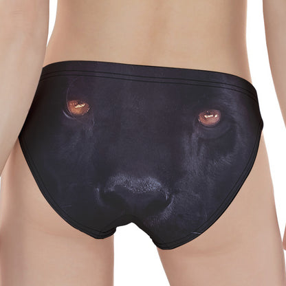 Black Jaguar Print Women's Panties
