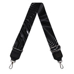 Black Kaleidoscope Print Bag Strap