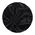 Black Kaleidoscope Print Basketball