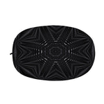 Black Kaleidoscope Print Car Side Mirror Covers