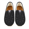 Black Kaleidoscope Print Casual Shoes