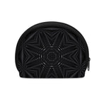 Black Kaleidoscope Print Coin Purse
