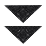 Black Kaleidoscope Print Dog Bandana