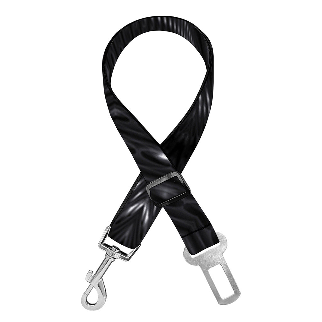 Black Kaleidoscope Print Dog Seat Belt