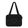 Black Kaleidoscope Print Double Strap Bible Bag