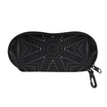 Black Kaleidoscope Print Glasses Case