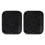 Black Kaleidoscope Print Handle Covers