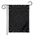 Black Kaleidoscope Print House Flag