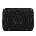 Black Kaleidoscope Print Laptop Sleeve