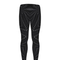 Black Kaleidoscope Print Men's Leggings