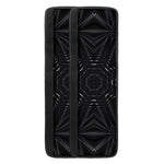 Black Kaleidoscope Print Refrigerator Handle Covers