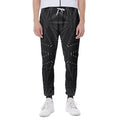 Black Kaleidoscope Print Joggers