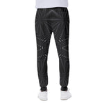 Black Kaleidoscope Print Scuba Joggers