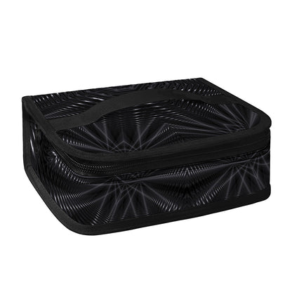 Black Kaleidoscope Print Small Lunch Bag
