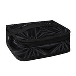 Black Kaleidoscope Print Small Lunch Bag
