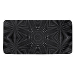 Black Kaleidoscope Print Towel