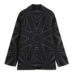 Black Kaleidoscope Print Women's Blazer