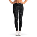 Black Kaleidoscope Print Women's Leggings