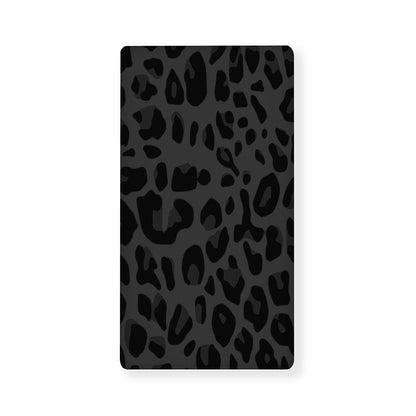 Black Leopard Print Baby Crib Sheet