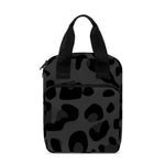 Black Leopard Print Bible Tote Bag