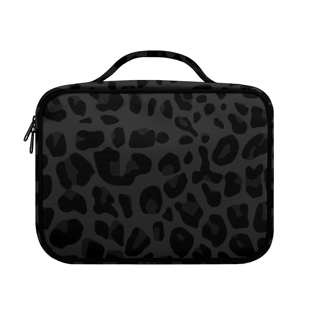 Black Leopard Print Briefcase Bible Bag