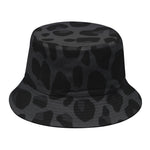Black Leopard Print Bucket Hat