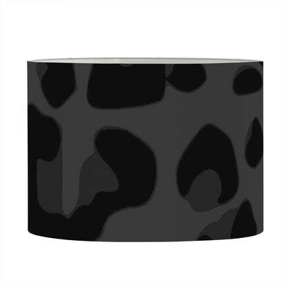 Black Leopard Print Drum Lamp Shade