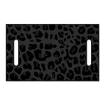 Black Leopard Print Golf Cart Seat Cover