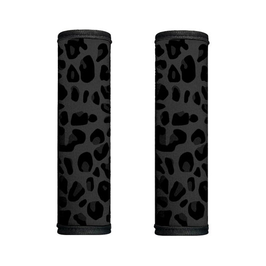 Black Leopard Print Handle Covers
