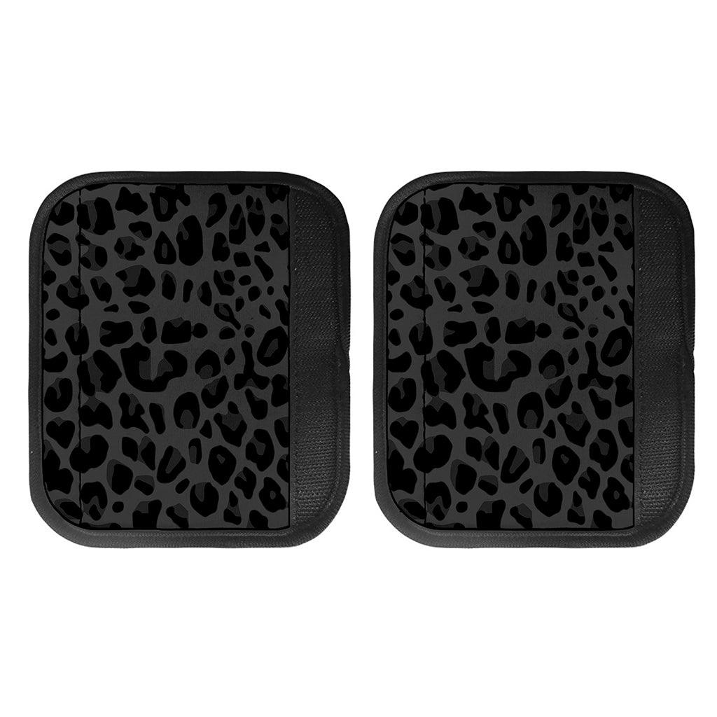 Black Leopard Print Handle Covers