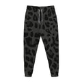 Black Leopard Print Jogger Pants