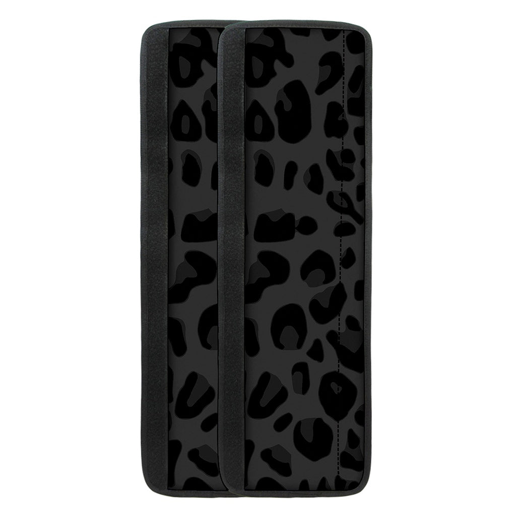 Black Leopard Print Refrigerator Handle Covers